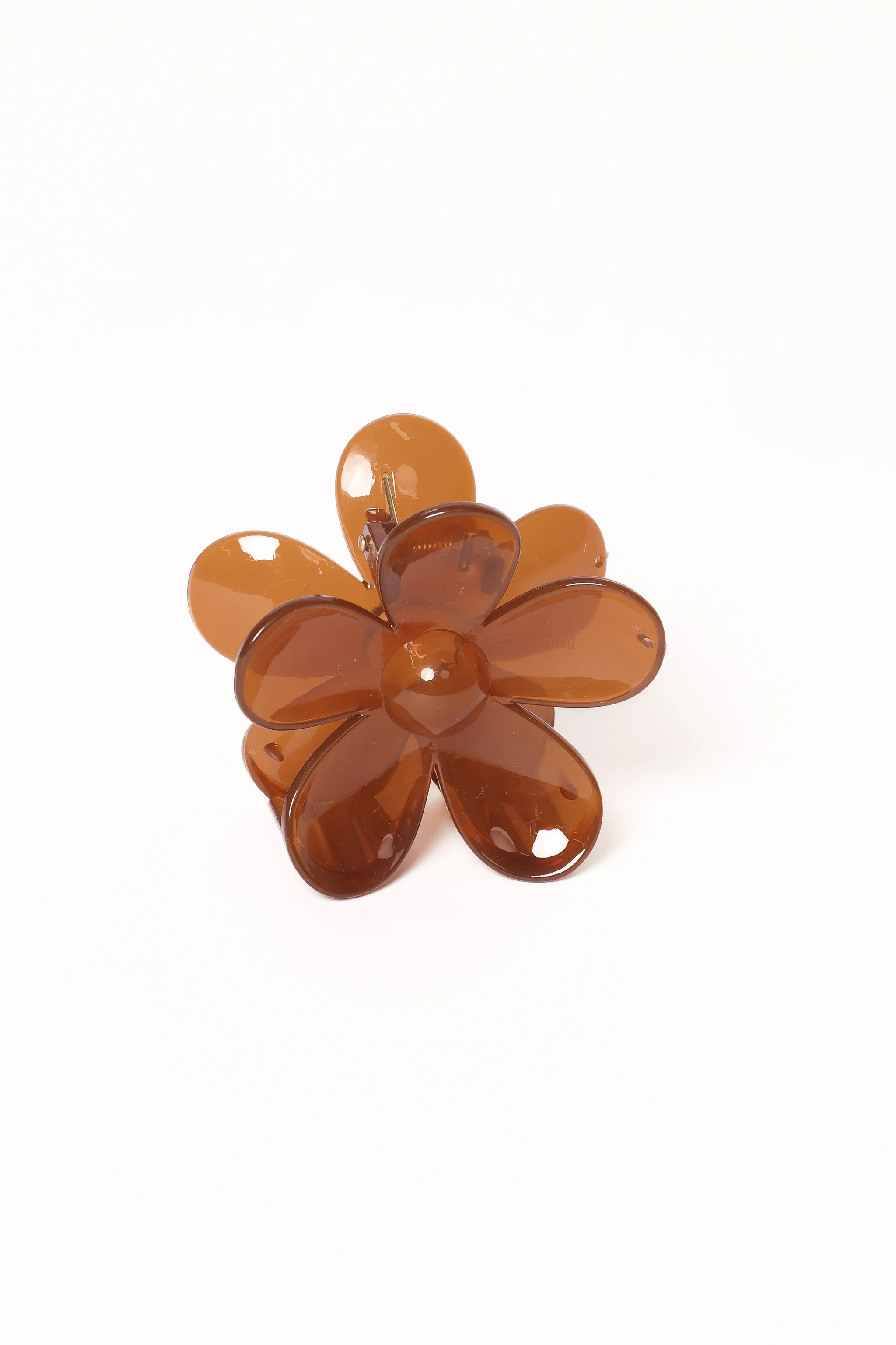 Leona Flower Clip - Brown | Petal & Pup (US)