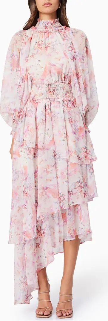 Elliatt Astrid Floral Print Smocked Long Sleeve Dress | Nordstrom | Nordstrom