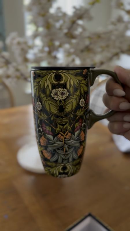 The prettiest William Morris inspired travel mug! Comes in a gorgeous gift box as well, so perfect for gifting. 

#LTKfindsunder50 #LTKGiftGuide #LTKhome