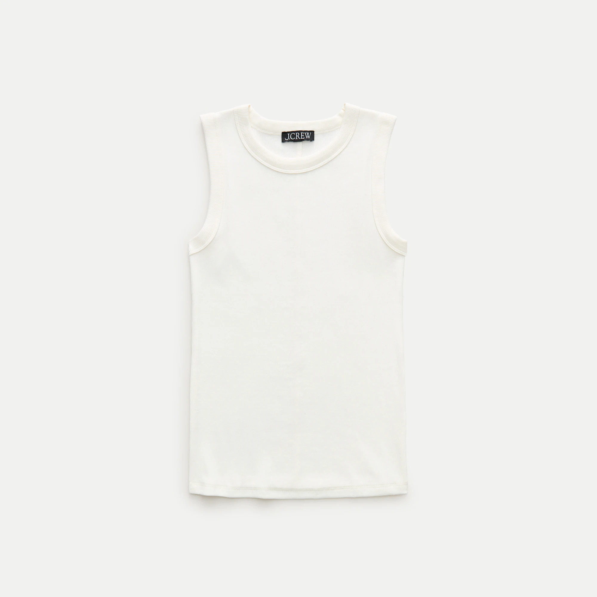 Perfect rib crewneck tank top | J. Crew US