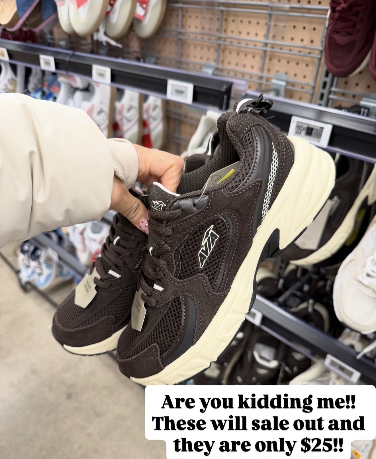 These sneakers look like new balance! Love the chocolate brown color 

#LTKmorningroutine #LTKootd #LTKfitnessgoals