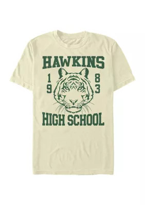 Stranger Things Men's Hawkins High Tiger 1983 Short Sleeve Graphic T-Shirt | Belk