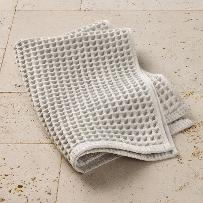 Waffle Hand Towel Gray - Casaluna™ | Target