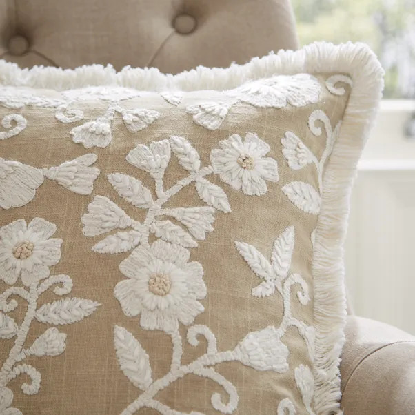 Churchgate Claybrooke Floral Cushion | Dunelm