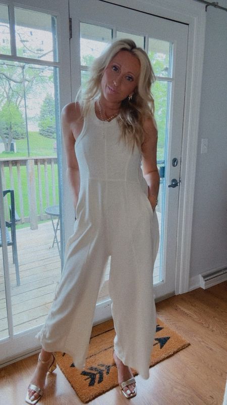 Take a fun casual jumpsuit and dress her up… celebrating my mom today and this week for some huge accomplishments… I love being a part of these special moments…jumpsuit, sandals, jewelry, Anthropologie, spring outfit 

#LTKVideo #LTKSeasonal #LTKfindsunder100