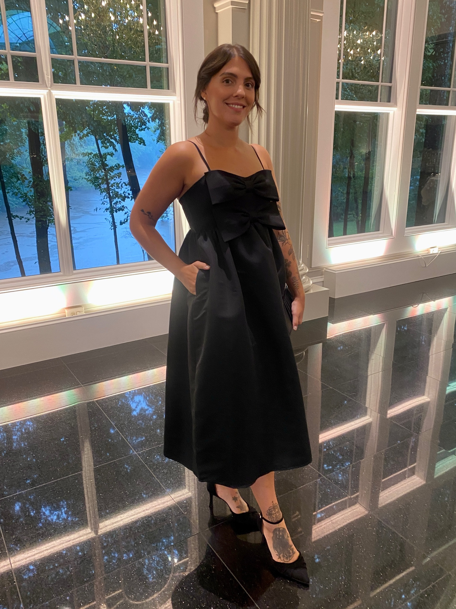 Classic wedding guest vibes | the perfect little black dress from Anthro (it has pockets!!) 🎀 💒 🎀

#LTKshoecrush #LTKstyletip #LTKwedding