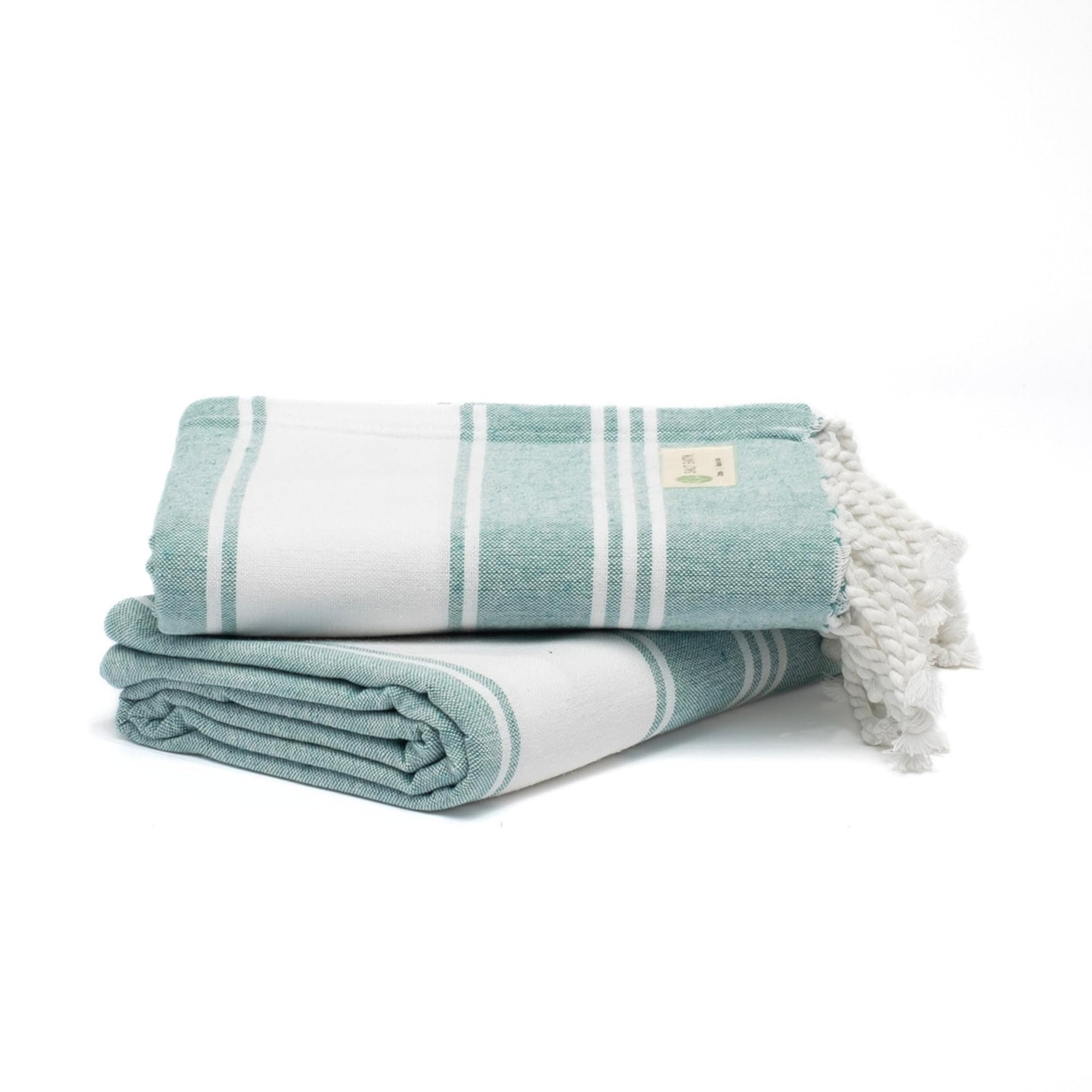 Salt Earth Cotton Turkish Beach Towel, Set of 2-36" X72" Large Bath Towels, Quick Dry Towel, Bath... | Amazon (US)