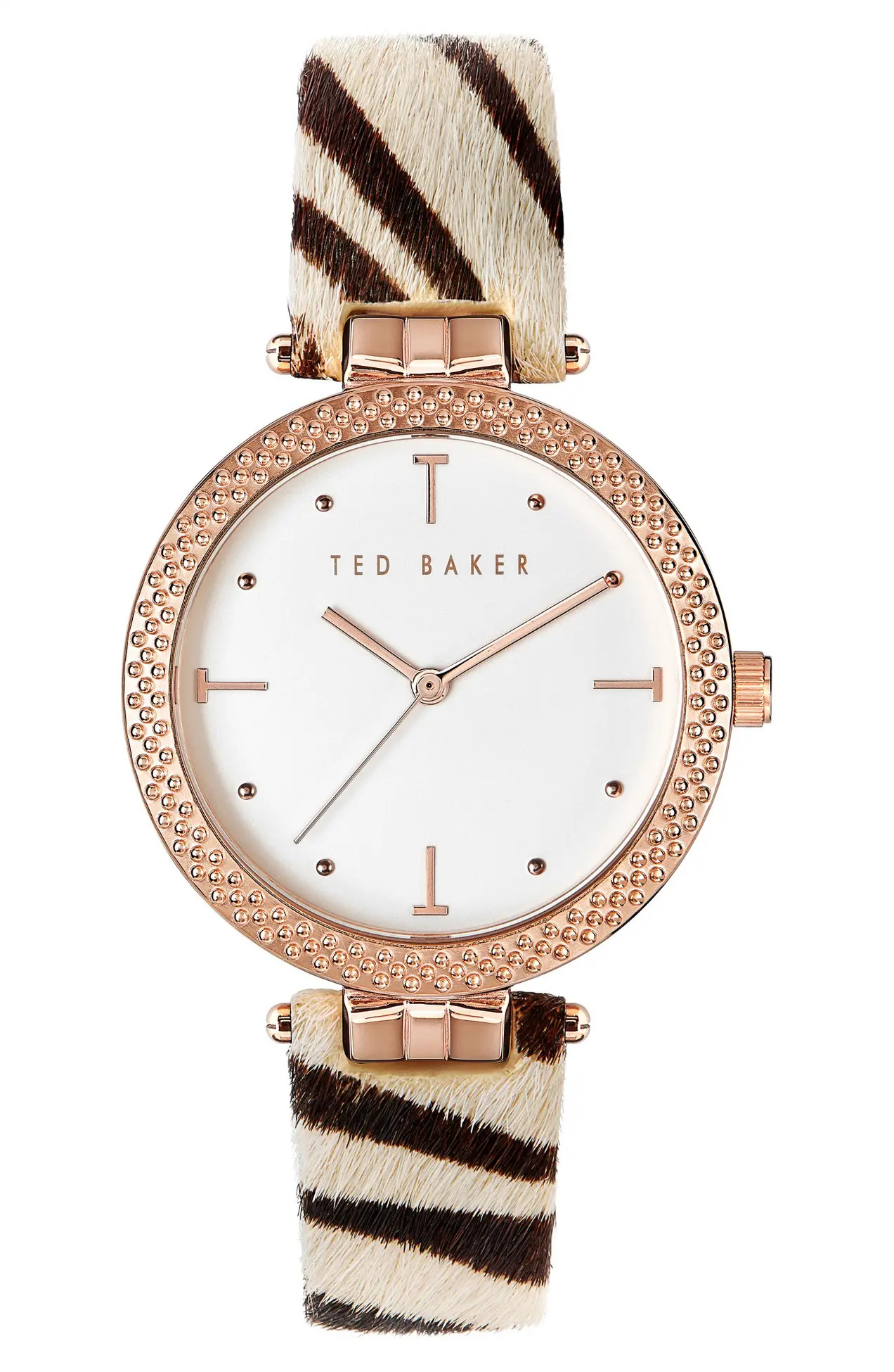 Ted Baker London | Women's Mayfr Genuine Calf Hair Leather Strap Watch, 36mm | Nordstrom Rack | Nordstrom Rack