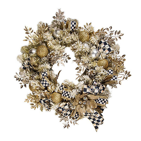 MacKenzie-Childs Glam Up Illuminated Wreath | MacKenzie-Childs