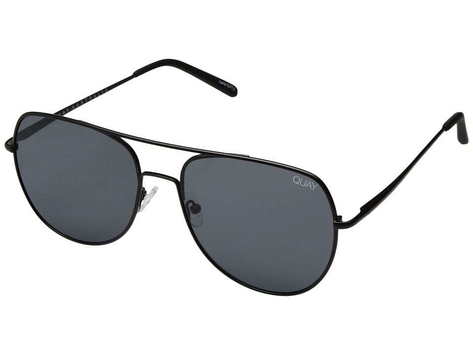 QUAY AUSTRALIA - Living Large (Black/Smoke) Fashion Sunglasses | Zappos
