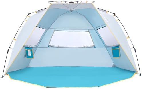 WolfWise 6-7 Person Beach Tent with UPF 50+ Sun Protection, Portable Ventilated Beach Shade Canop... | Amazon (US)