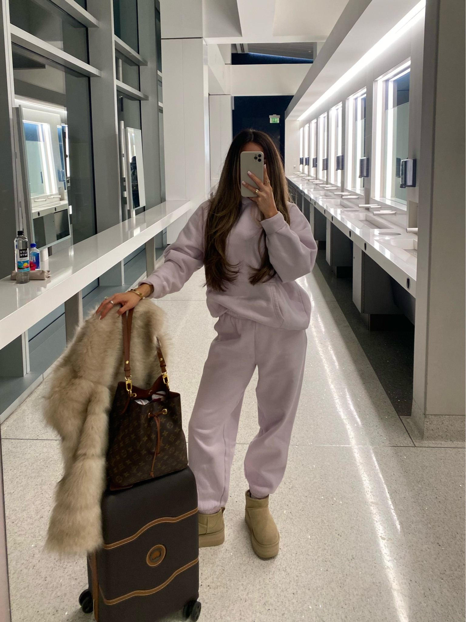 Small sweats and hoodie 

Travel outfit 
Airport fit 
Uggs 
Athleisure 

#LTKSeasonal #LTKstyletip #LTKtravel