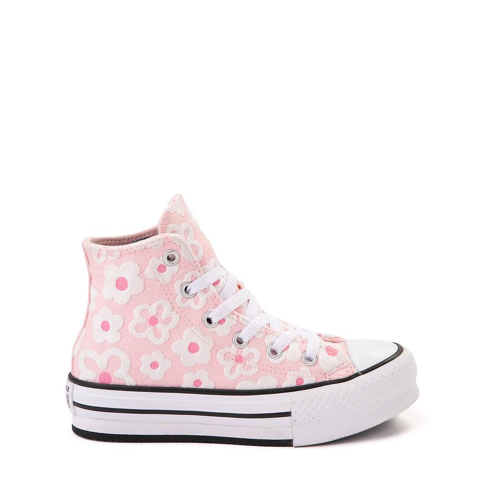Converse Chuck Taylor All Star Hi Lift Sneaker - Little Kid - Pink / Flocked Flowers | Journeys