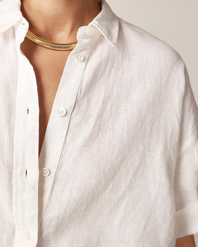 Capitaine shirt in Baird McNutt Irish linen | J. Crew US