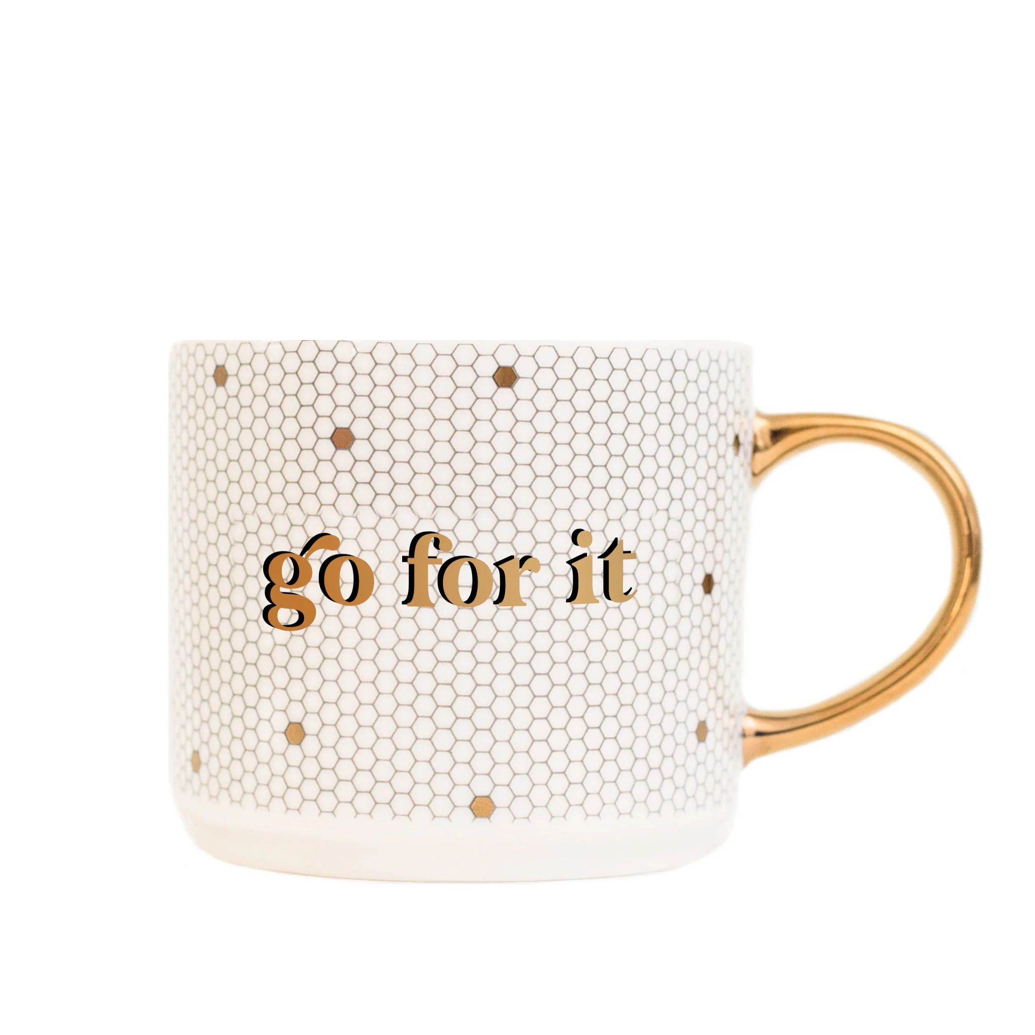 Go For It 17oz. Tile Coffee Mug | Sweet Water Decor, LLC