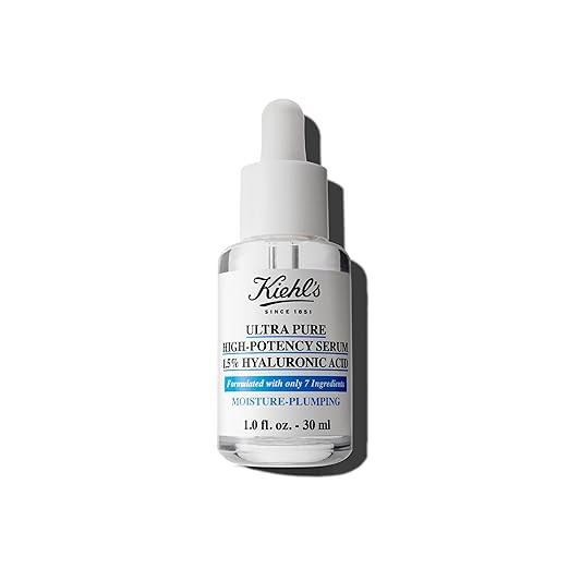 Kiehl's Ultra Pure High-Potency 1.5% Hyaluronic Acid Serum, Concentrated Face Serum for Dry Skin,... | Amazon (US)