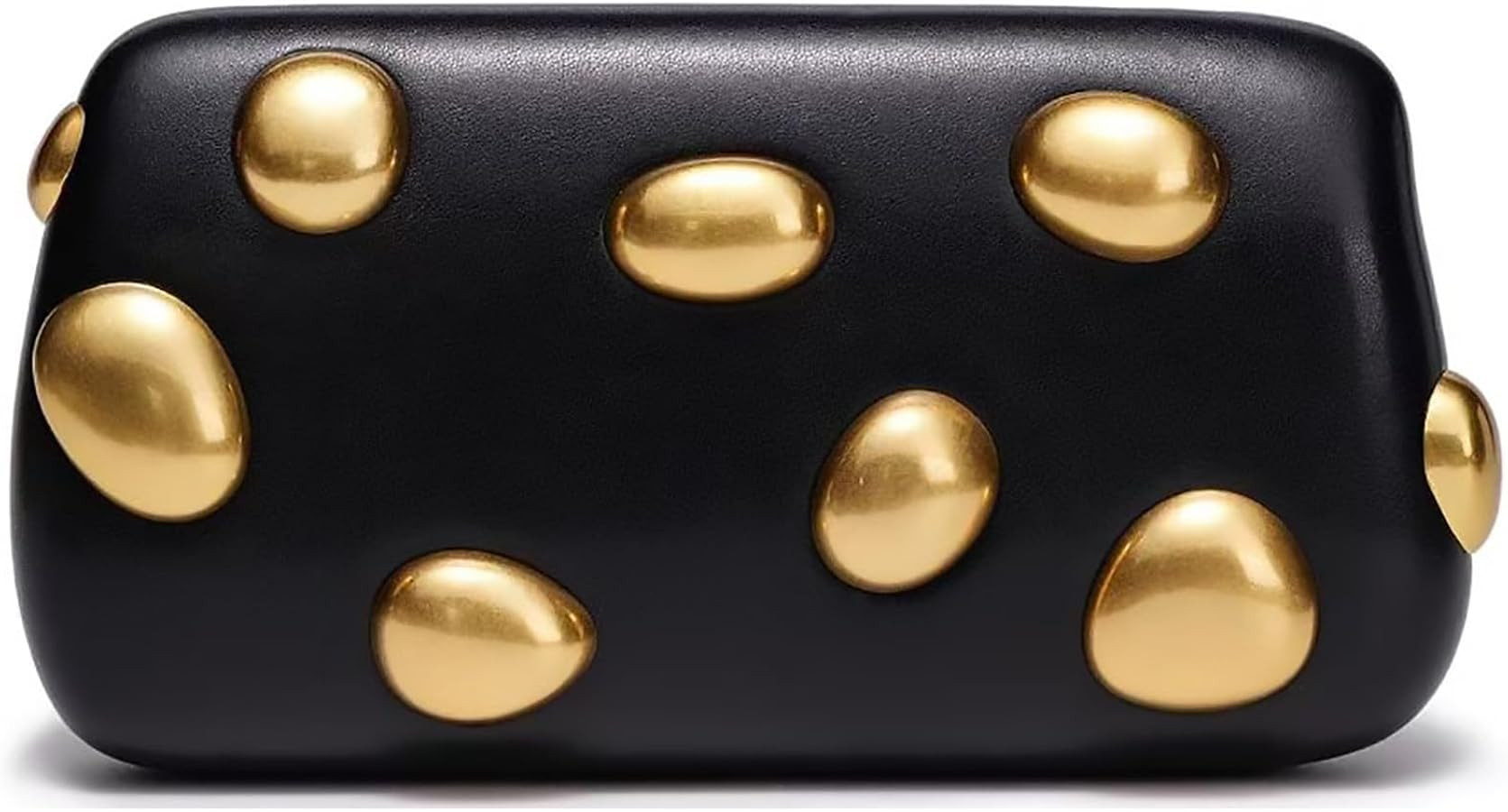 PU Leather Wedding Evening Bag Formal Clutch Purse for Women with Pebbles | Amazon (US)