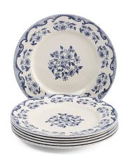 6pk French Toile Dinner Plates | TJ Maxx