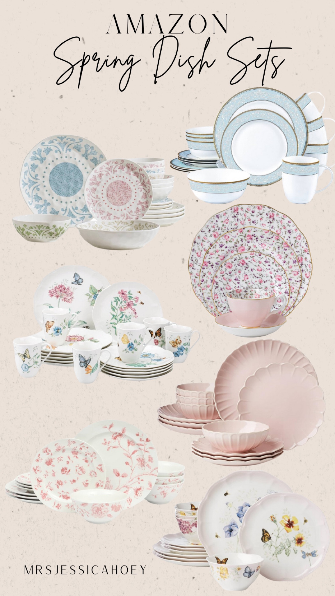 Amazon home. Easter Spring summer floral. Dish sets. Dinnerware. Dinner party. Brunch. Hosting.

#LTKSeasonal #LTKHome #LTKFindsUnder100