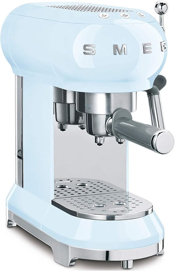 SMEG Espresso Machine, Paster Blue ECF01PBUS | Amazon (US)