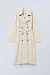 Julie Linen Mix Trench | Weekday