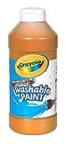 Crayola; Washable Paint, Orange; Art Tools; 16-Ounce Plastic Squeeze Bottle, Bright, Bold Color | Amazon (US)