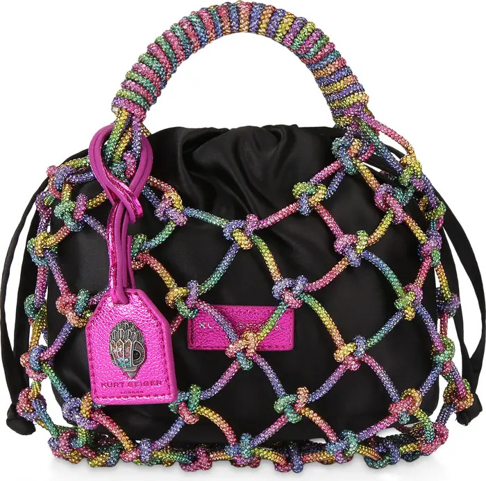 Small Crystal Macramé Bag | Nordstrom