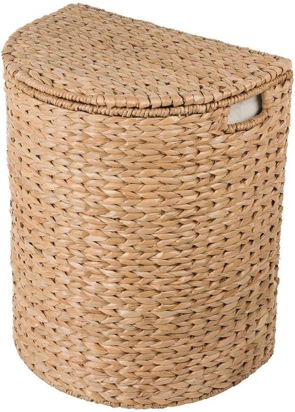Kouboo Sea Grass Half Moon Basket with Removable Liner, Natural Color Laundry Hamper, One Size, B... | Amazon (US)