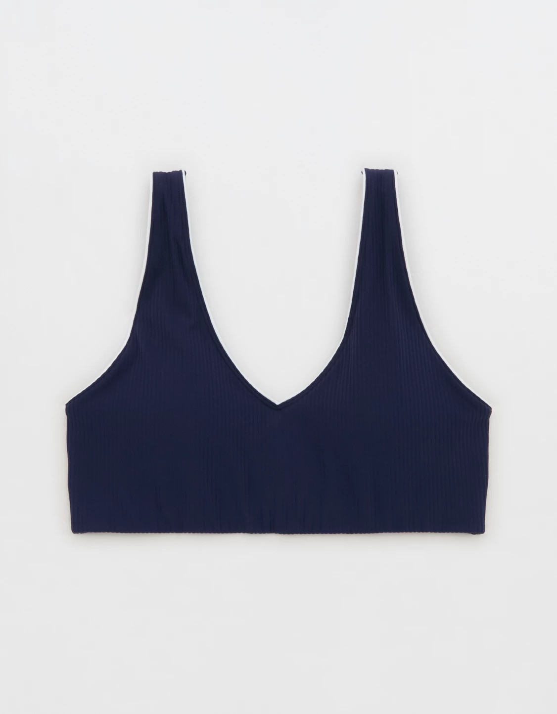 OFFLINE By Aerie Real Me XTRA Rib Piping Sports Bra | Aerie