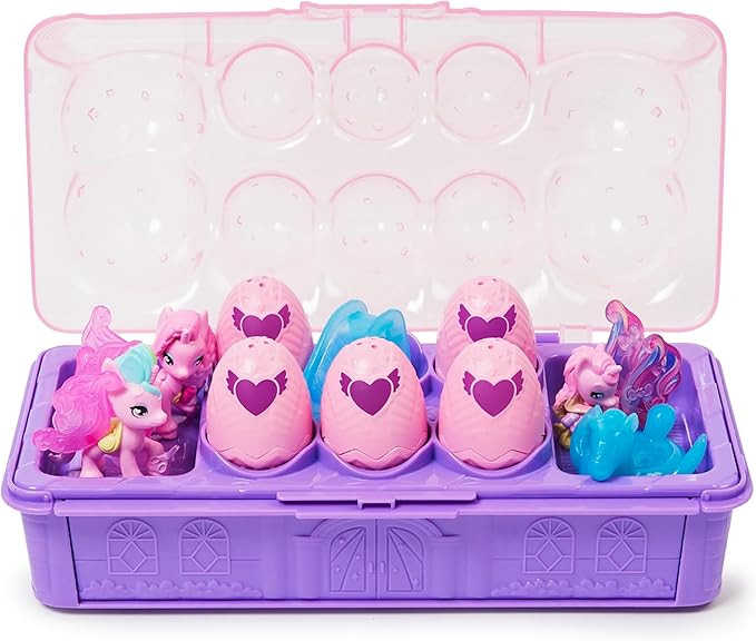 Hatchimals CollEGGtibles, Unicorn Family Carton with Surprise Playset, 10 Characters and 2 Access... | Amazon (US)