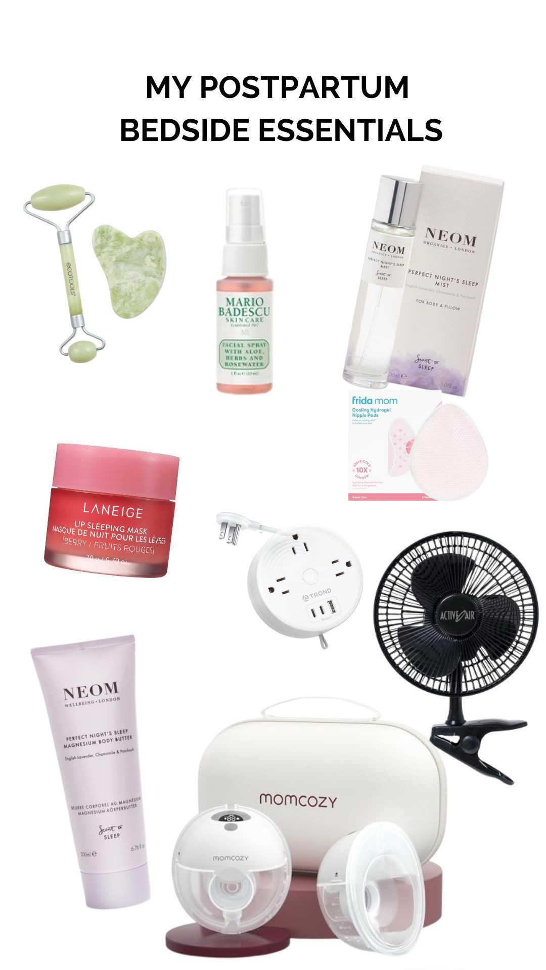 I packed wayyy more for my bedside at the hospital but found that these were all I needed! Plus my phone charger of course 🤍

#LTKBump #LTKBaby