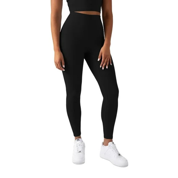 YITTY Active Women's UltraLuxe High-Waist Legging, Athleisure, 4-Way-Stretch, Iconic Black, M, Re... | Walmart (US)