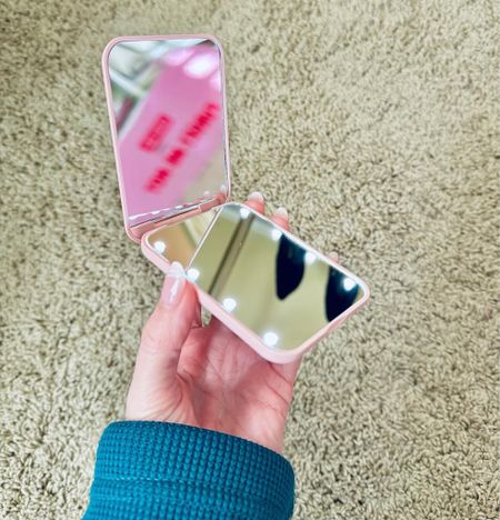 I had grabbed this pocket mirror with lights to add to my daughter’s valentines gift and I love it! I have to get myself one for my purse - it’s the perfect size, has 1x and 3x magnification and has lights!

#LTKbeauty #LTKfindsunder50 #LTKtravel