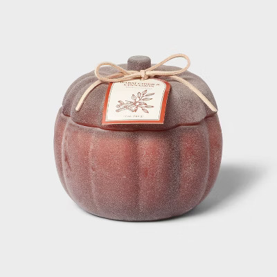 2-Wick Warm Cider and Cinnamon Pumpkin Glass Candle 12oz - Threshold™ | Target
