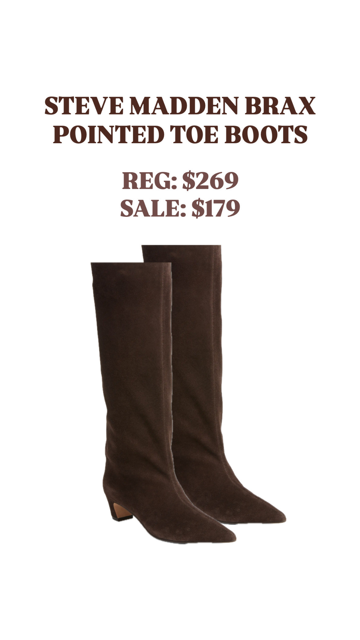 These pointed toe boots instantly elevate any outfit! They're such a timeless fall staple and pair perfectly with everything from denim to dresses. On major sale during the Nordstrom Anniversary Sale!  

 #LTKootd #LTKSeasonal #LTKSaleAlert