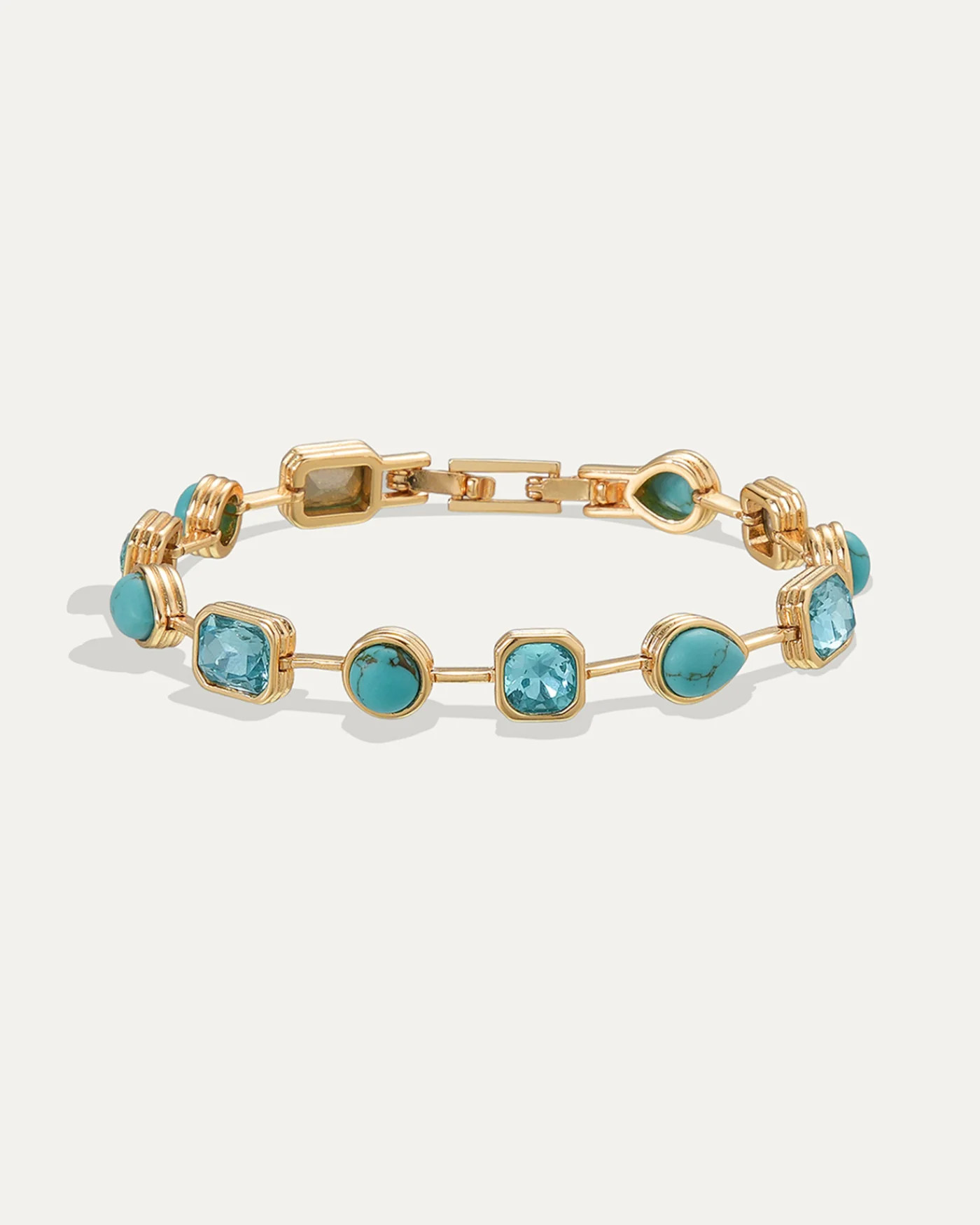 Naomie Tennis Bracelet in Turquoise | Stella & Dot