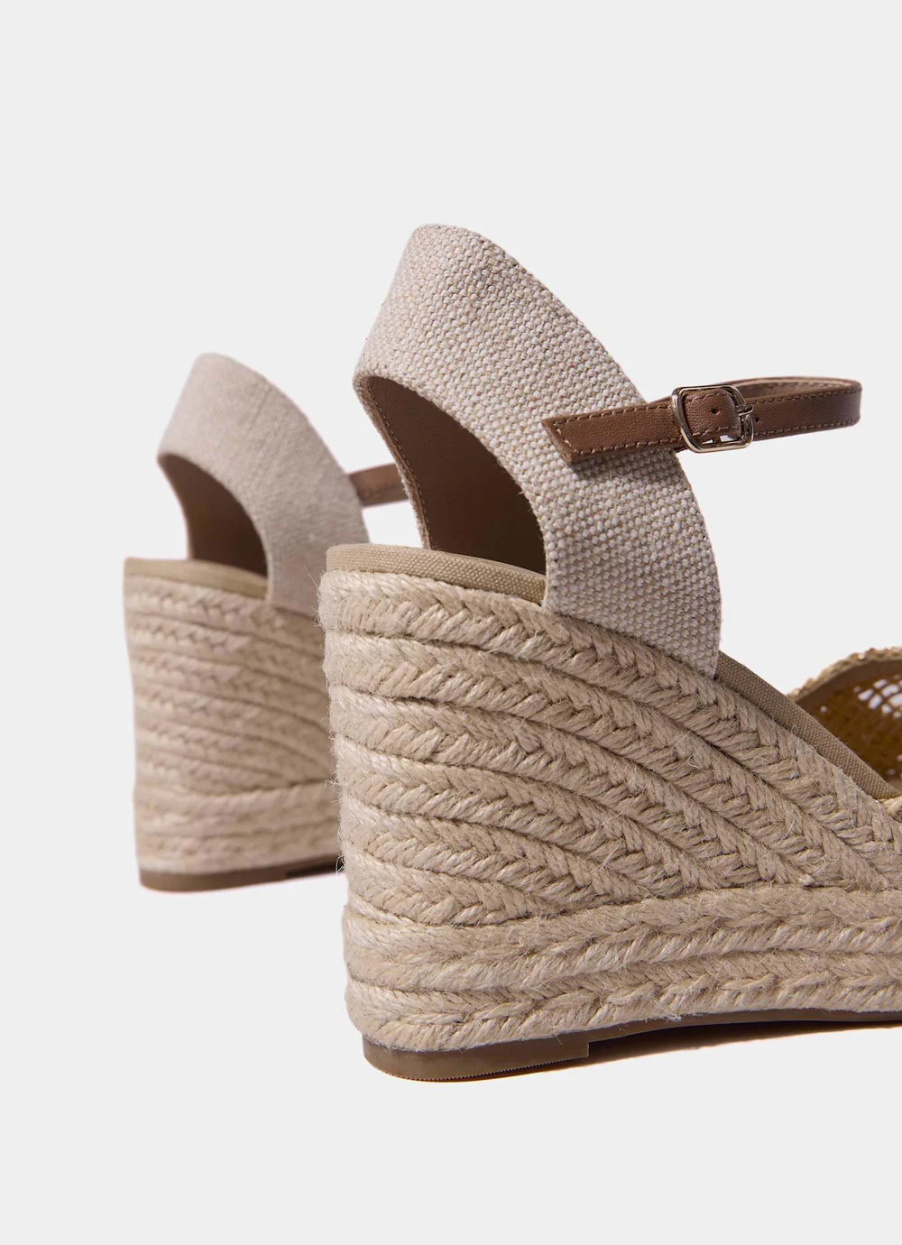 Roxy Gold Espadrille Wedge Sandals | Mint Velvet