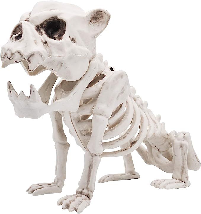 JOYIN Halloween Decoration 11” Pose-N-Stay Puppy Skeleton Plastic Dog Bones with Posable Joints... | Amazon (US)