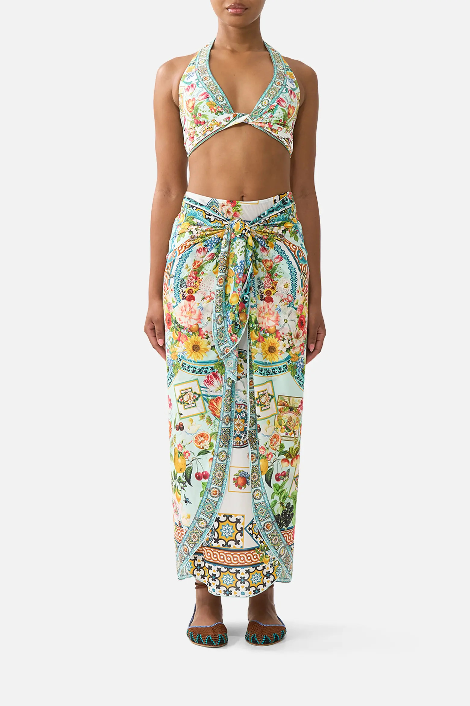 Layered Long Sarong W Tie Front (Women) | Nordstrom | Nordstrom
