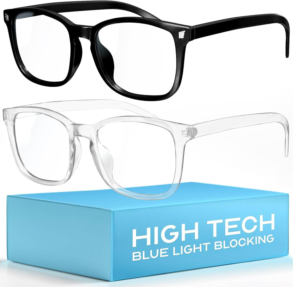 livho High Tech Blue Light Glasses - Advanced 99% Blue Light Blocking Computer Glasses - Anti Eye... | Amazon (US)