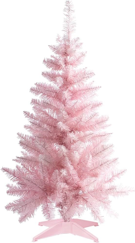 Mini Christmas Tree 3FT Artificial Desktop Xmas Tree for Holiday Decor 160 Branch Tips, Cherry Bloss | Amazon (US)