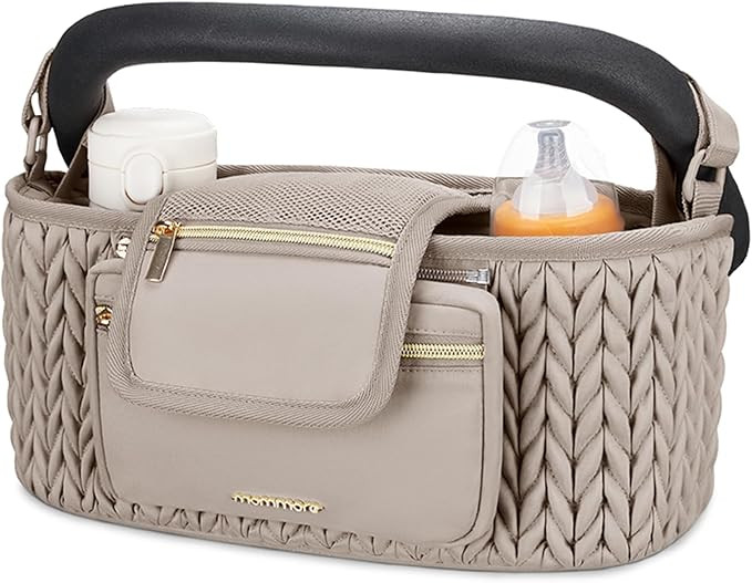 mommore Stroller Organizer with Insulated Cup Holders, Adjustable Stroller Caddy with Detachable ... | Amazon (US)