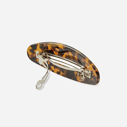 MACHETE jumbo oval clip in classic tortoise | J. Crew US