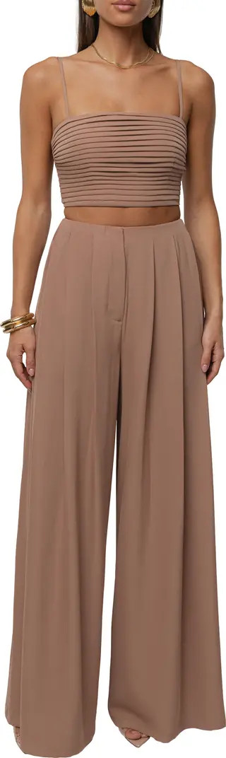 JLUXLABEL Serenade Crop Top & Wide Leg Pants | Nordstrom | Nordstrom