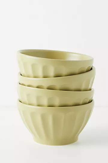 Matte Latte Bowls, Set of 4 | Anthropologie (US)