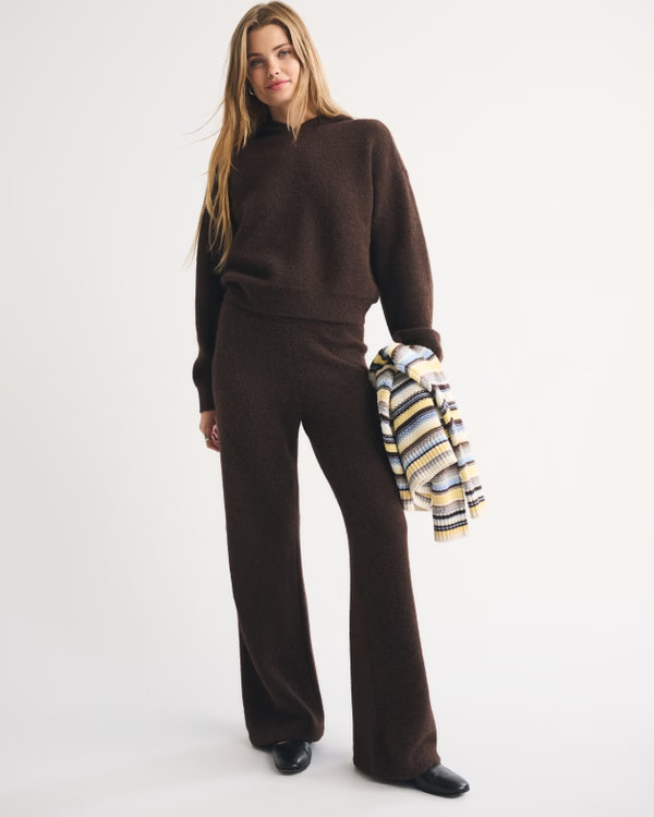 Wide Leg Lounge Sweater Sweatpant | Abercrombie & Fitch (US)