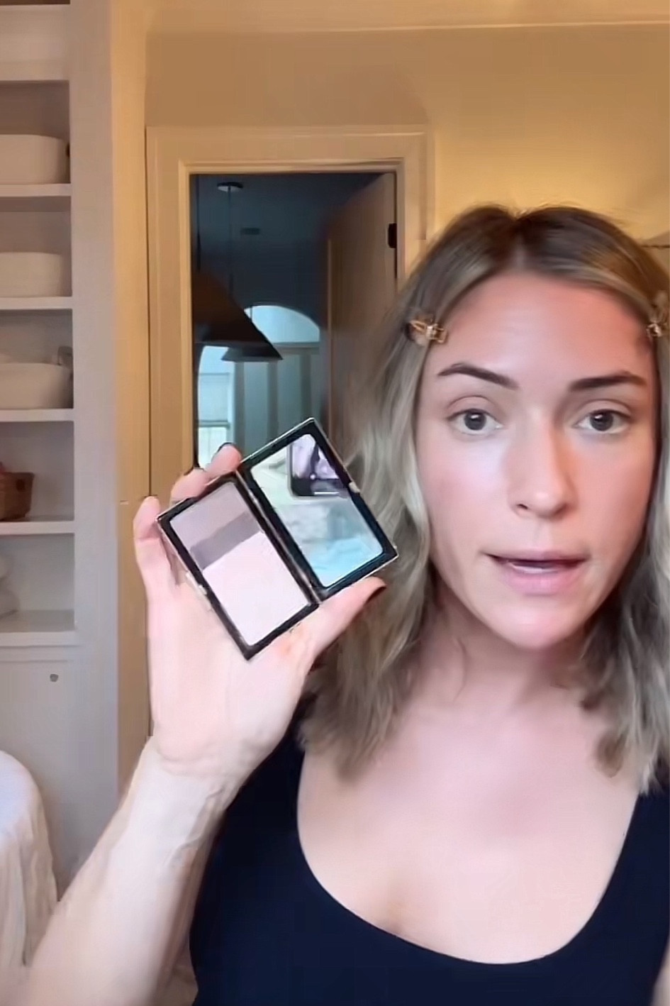 Get ready with me video by Kristin Cavallari featuring her favorite eyeshadow, contour palette, lip pencil, lipstick, bronzer, water cream, mascara, make up brushes
#LTKHolidaySale #LTKHoliday

#LTKbeauty