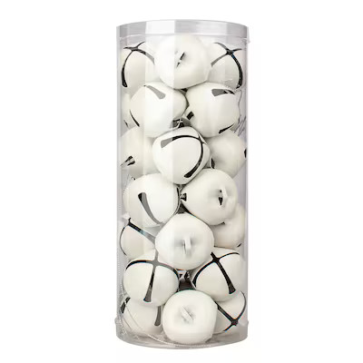 Holiday Living 28-Pack White Bell Standard Indoor Ornament Set | Lowe's
