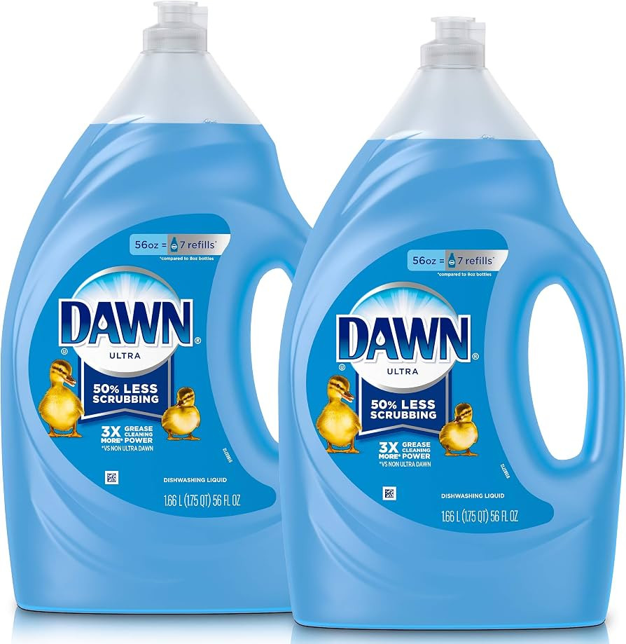 Dawn Dish Soap Ultra Dishwashing Liquid, Dish Soap Refill, Original Scent, 56 Fl Oz (Pack of 2) | Amazon (US)