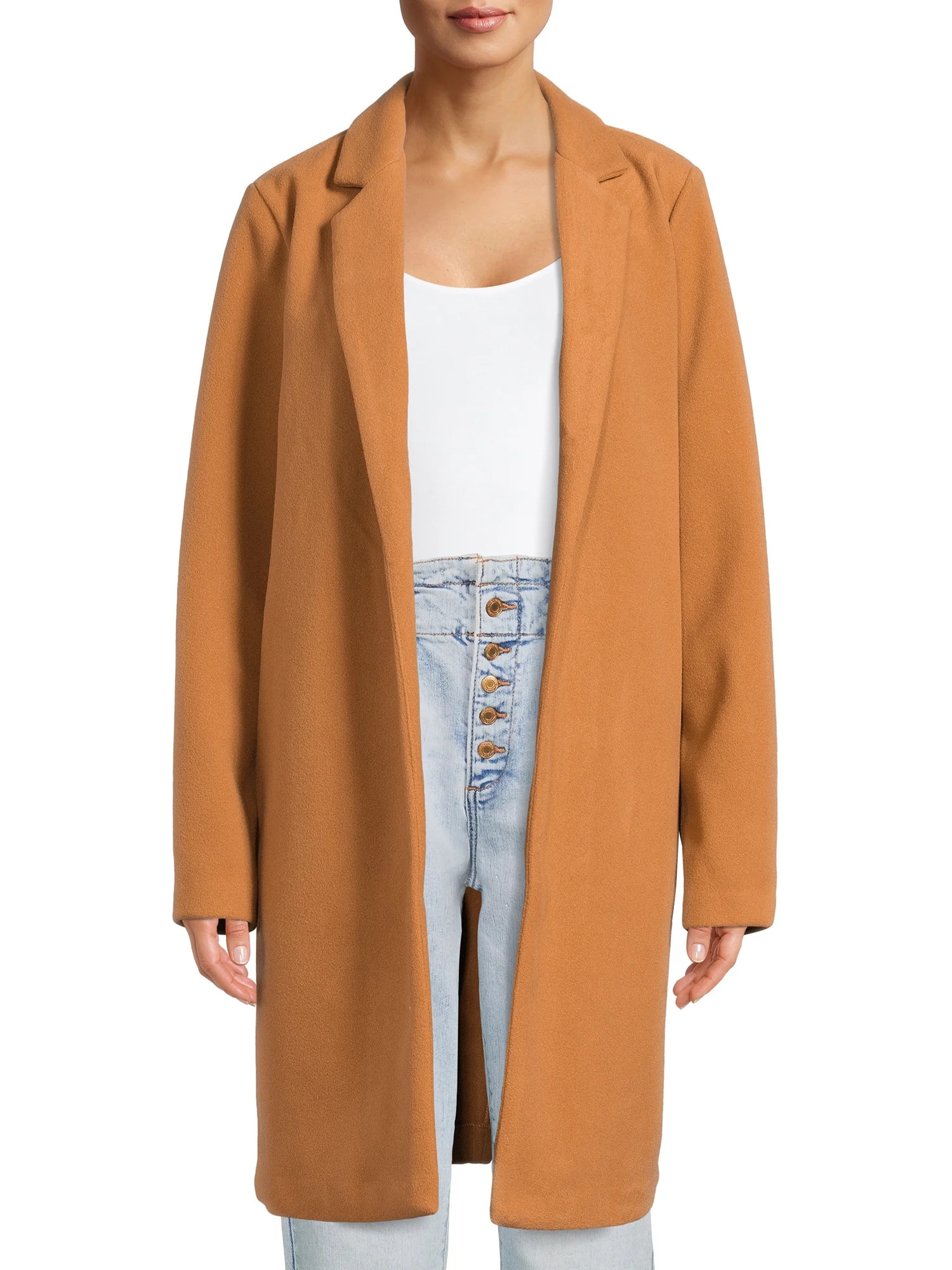 Mark Alan Women's Single-Breasted Belted Peacoat | Walmart (US)